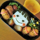 こどものお弁当★はちまきポテト応援団